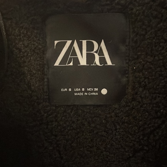 Zara Double Faced Leather Jacket - Picture 4 of 6